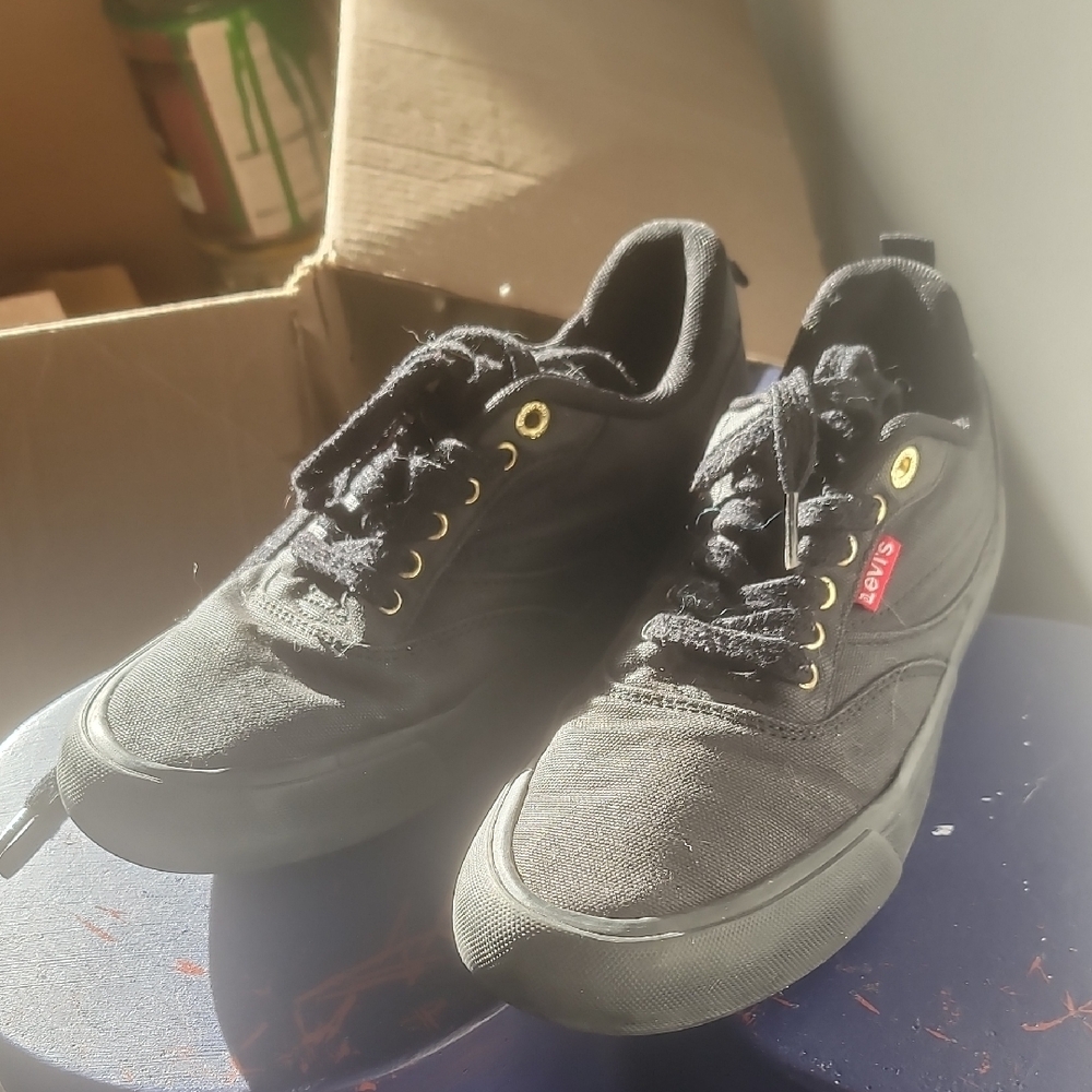 Levi's Black Sneakers Classic Canvas Style